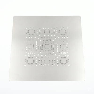 Frameless SMT Solder Paste Stencil Manufacturing Service with 0.08-0.12mm Laser Cut Precision Plus Inspection