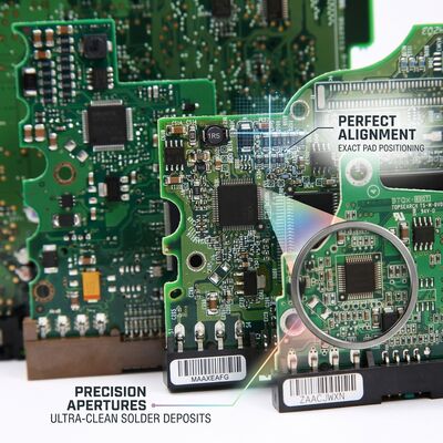 In-House Laser Stencil Fast SMT Prototyping Assembly Service for Rapid Builds