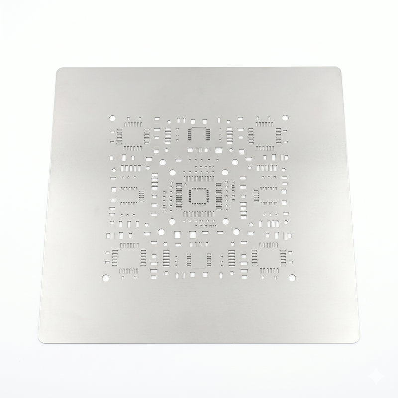 Frameless SMT Solder Paste Stencil Manufacturing Service with 0.08-0.12mm Laser Cut Precision Plus Inspection