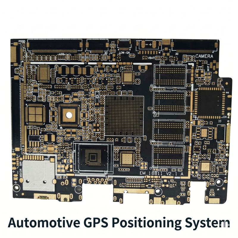 HDI PCB Prototype 6 Layer Automotive Grade Manufacturing Service with Quick Turn Delivery