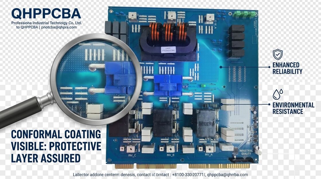 Conformal Coating PCBA Assembly Manufacturing Service Designed for Automotive Plus Harsh Environment Electronics