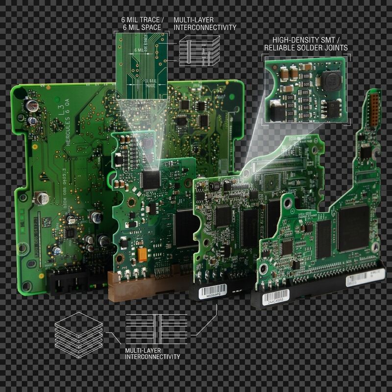 Turnkey Multilayer PCBA Assembly In-House Stencil CNC Service for Global Buyers