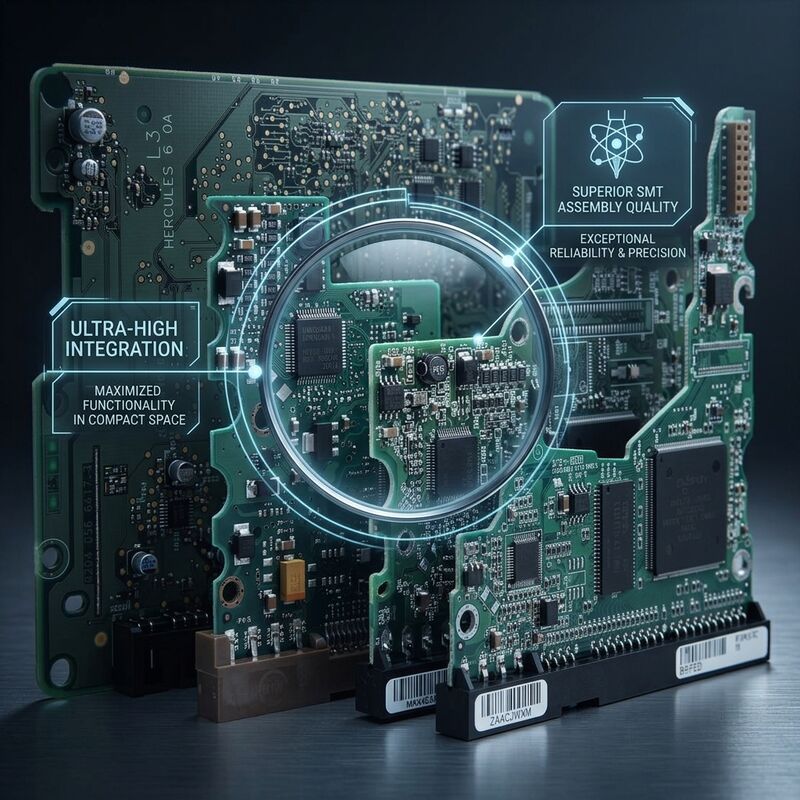 HDI PCB Assembly Latin America Electronics OEM Service for Small Batch Projects