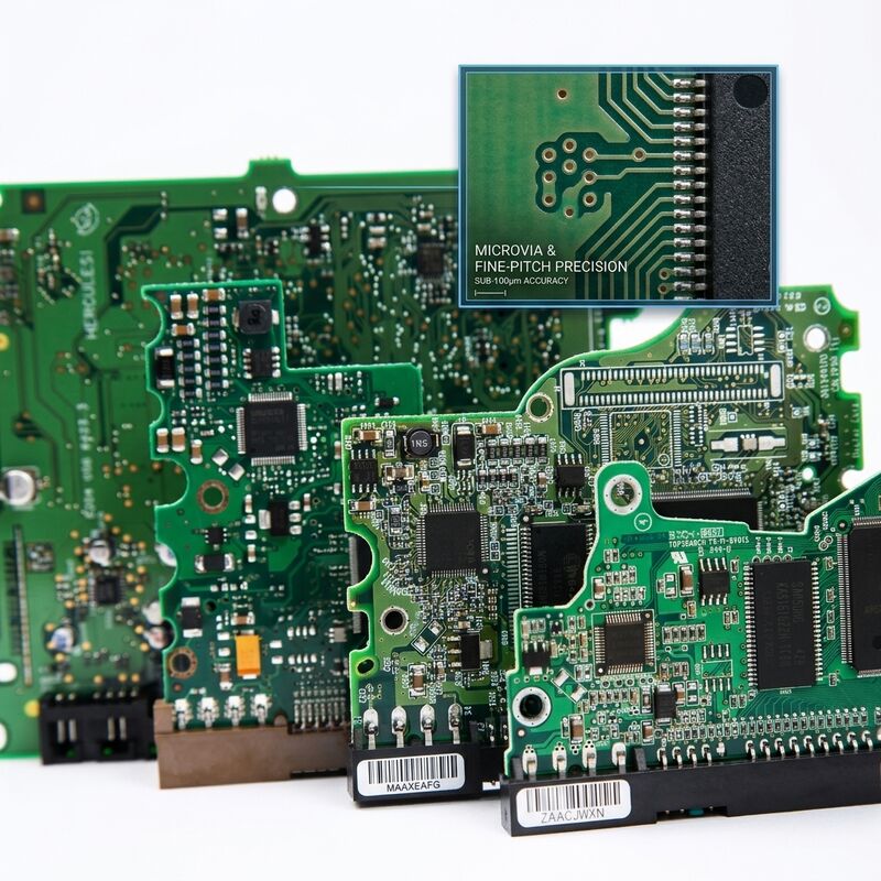 HDI PCBA Assembly High Density Multilayer Prototyping Service for Small Batch Builds