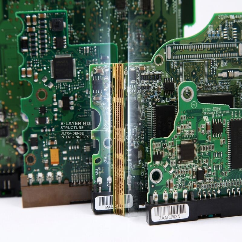 Turnkey Eight Layer HDI Assembly Engineering Sample Service for Export OEMs