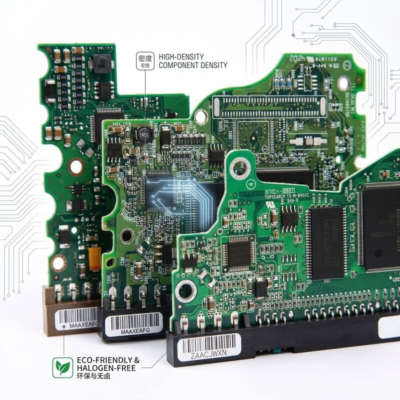 Quick Turn Halogen-Free PCBA Assembly Service for High Density Multilayer Boards