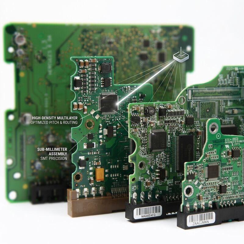 Halogen-Free PCBA Assembly Low Layer Turnkey Service for Dense Multilayer Boards